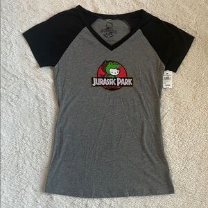 Universal Jurassic Park Kids Tee - Gray and Black